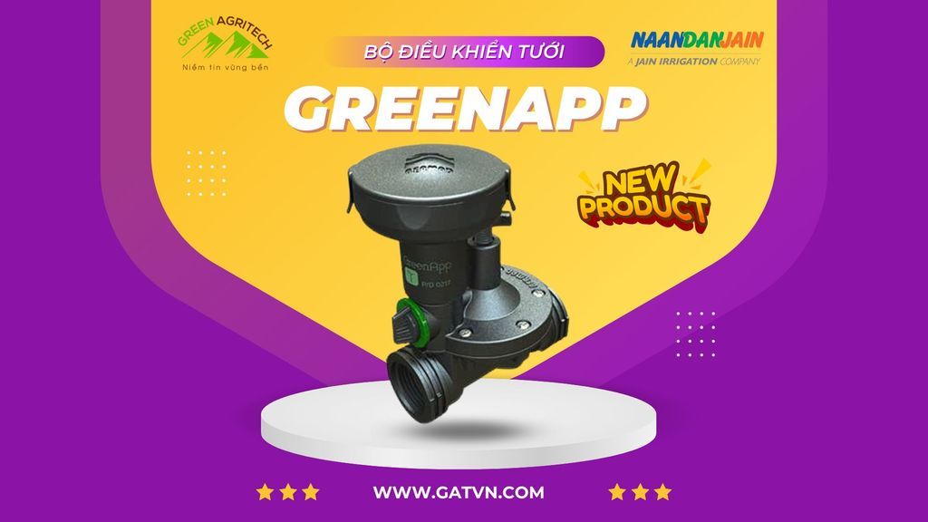Giải pháp quản lý tưới thông minh - Bộ điều khiển GREENAPP
