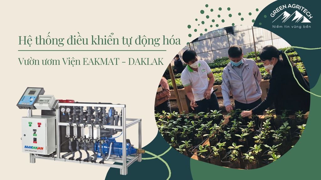 Hệ thống điều khiển tự động hóa cho vườn ươm Viện EAKMAT - DAKLAK
