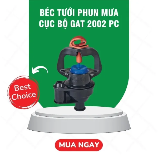 Béc tưới phun mưa bù áp GAT 2002 PC