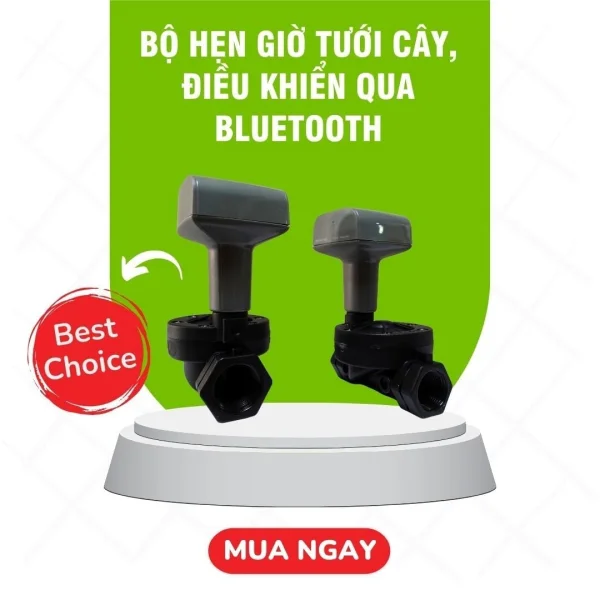Bộ hẹn giờ tưới cây, điều khiển qua Bluetooth