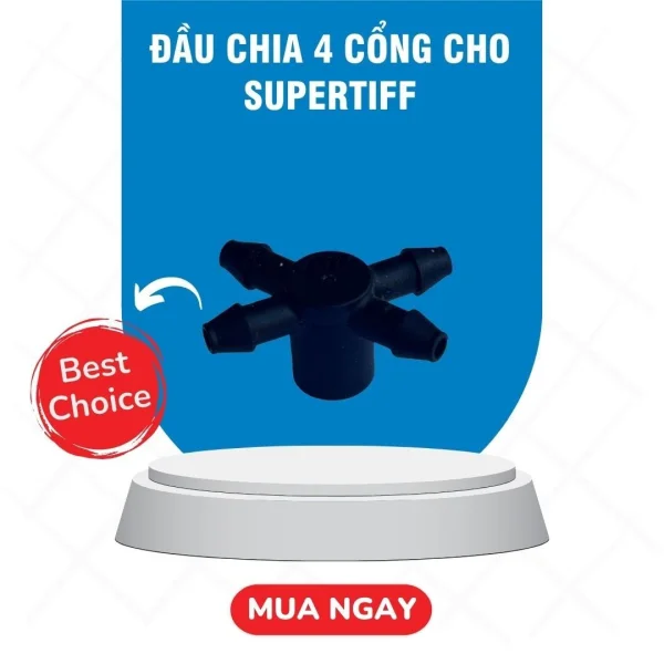 Đầu chia 4 cổng cho Supertiff