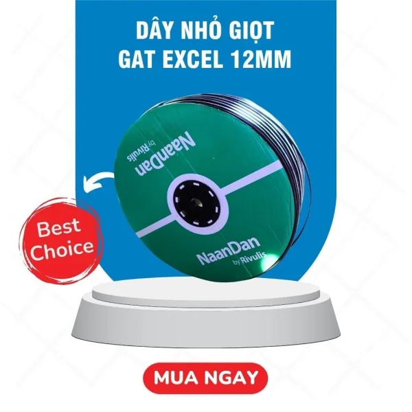 Dây nhỏ giọt GAT Excel 12mm