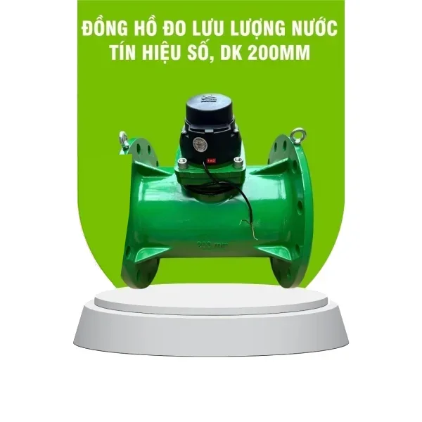Đồng hồ đo lưu lượng nước tín hiệu số, DK 200MM
