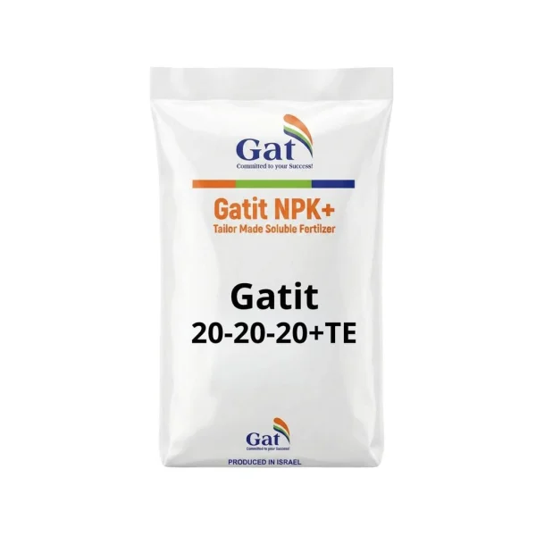 Phân bón hòa tan dòng cân đối GATIT NPK 20-20-20 + TE (Gatit T)