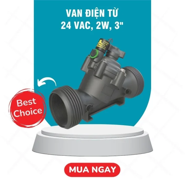 Van điện từ 24 vac, 2w, 3