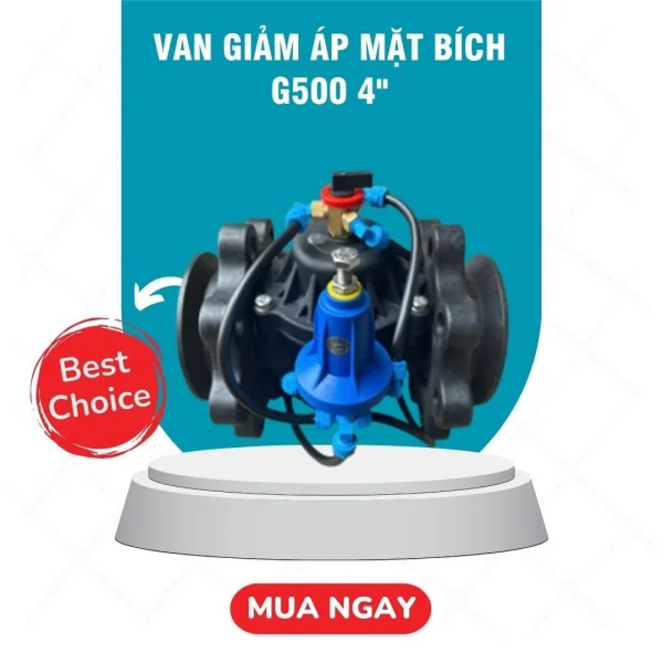 Van giảm áp mặt bích G500 4