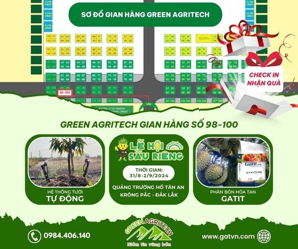 Green Agritech tham gia Lễ hội Sầu riêng Krông Pắc 2024!